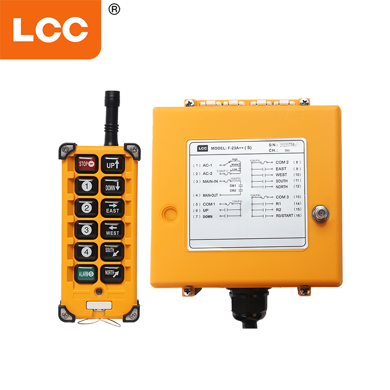 F23-A ++ Industrial Interrupteur de télécommande sans fil à vitesse unique à 12 volts