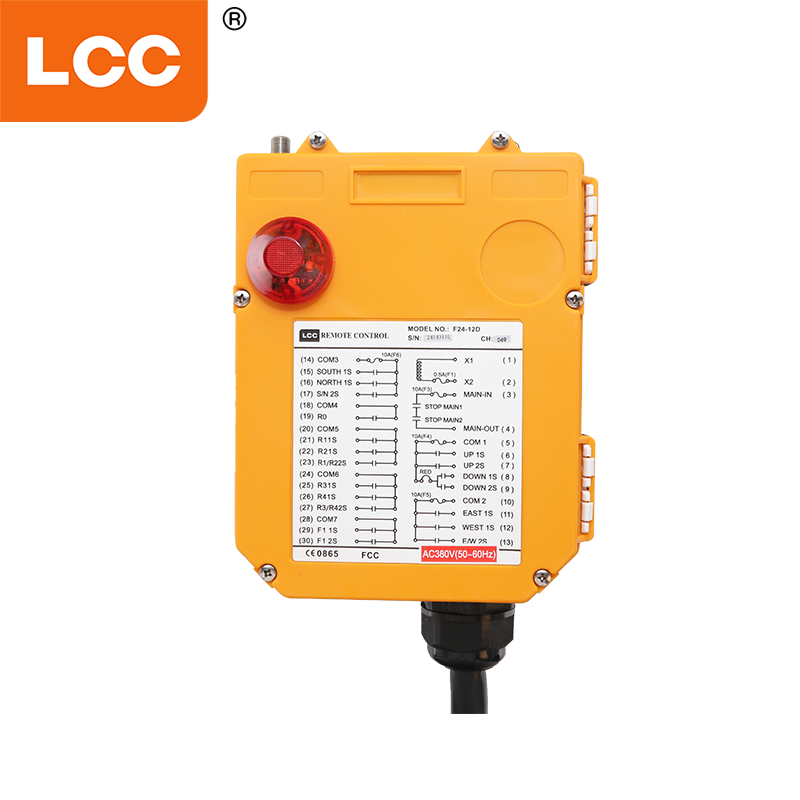 F24-12d 12V 24V Treuler Wireless Wireless Industrial Crane Radio Contrôle