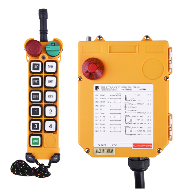 F24-10S Industrial Wireless Crane Electric Hoist Radio Control