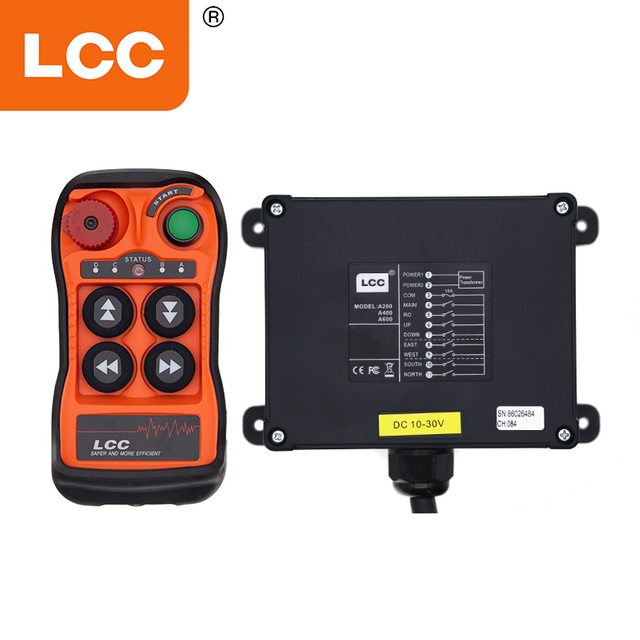 Fabricant du LCC QA400 380V 36V 48V Pompe en béton à 4 canaux Levage industriel camion aérien Crane Trolly Radio Crane Télécommande