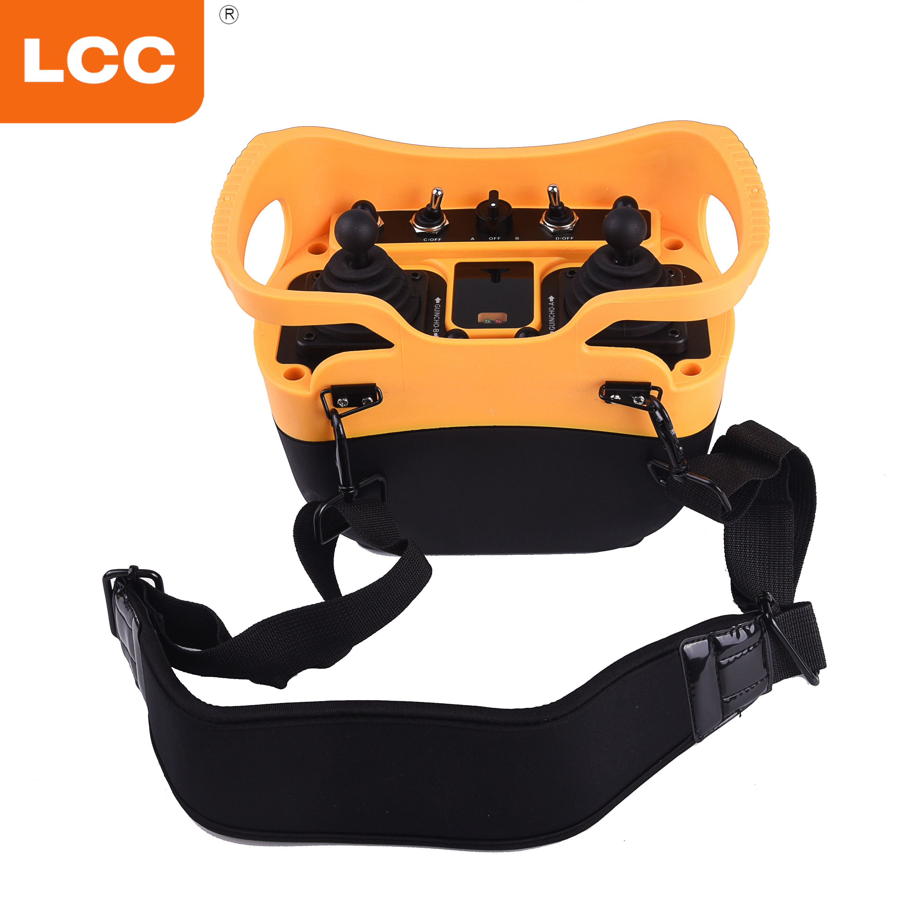 Télécommande sans fil industrielle de Joystick de grue à tour de 433 Mhz UHF LCC Q5000 + pour l'équipement lourd de grue