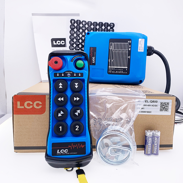 Q800 Industrial Wireless Hydraulic Radio Radio sans fil UHF LCC Remote Contrôle pour Crane
