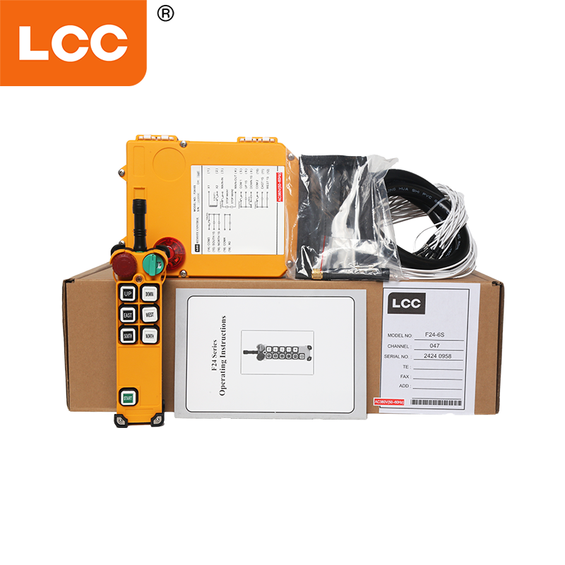 F24-6S Industrial Wireless Telecontrol Radio Radio Crane Motor Control 