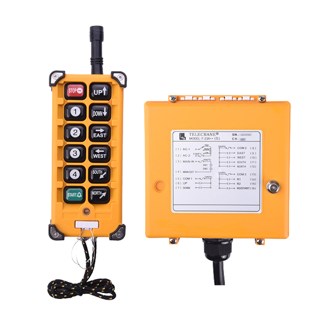 Télécommande sans fil pour treuil radio industriel F23-A++ 12v 24v