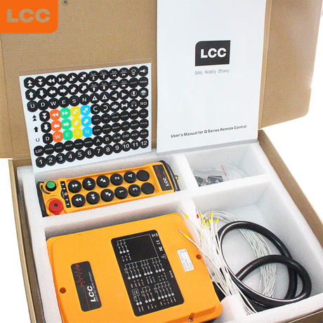 Q1010 LCC 10 bouton double étape UHF Wireless Radio Radio Industrial Crane Contrôle