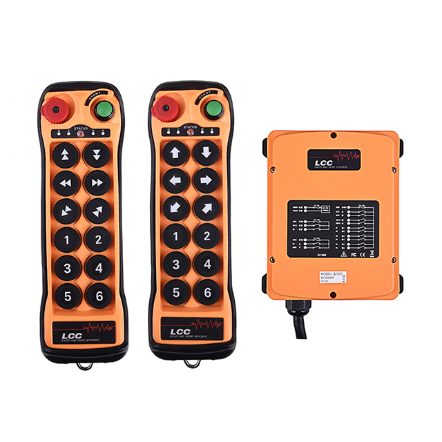 Q1200 Télécommande sans fil industrielle industrielle à étape unique pour la grue aérienne