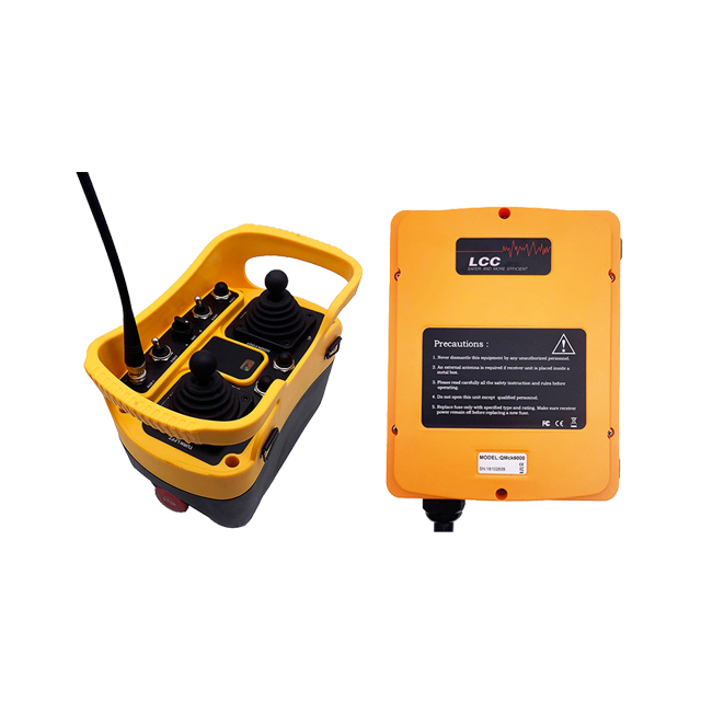 Q9000 LCC Hydraulic Crane Joystick Radio Remote Control Controly Remote pour Tower Cranes