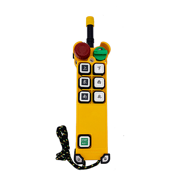 F24-6S Télécommande industrielle de pompe à béton de batterie de radio de 24 volts pour la grue