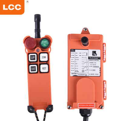 Treuil électrique radio de grue industrielle aérienne F21-4S avec télécommande