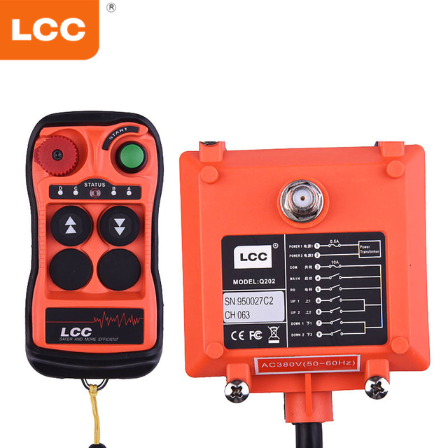 Q202 Double étape électrique Radio Radio Radio Contrôle pour la grue
