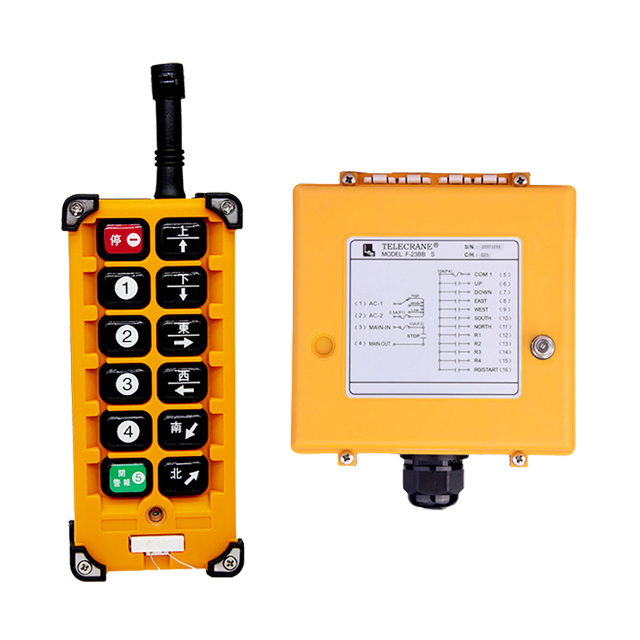 Télécommande sans fil à contrôleur de vitesse unique F23-BB pour grue