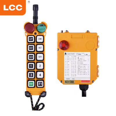 F24-12S Système de télécommande de déplacement par radio électrique industrielle à 12 canaux