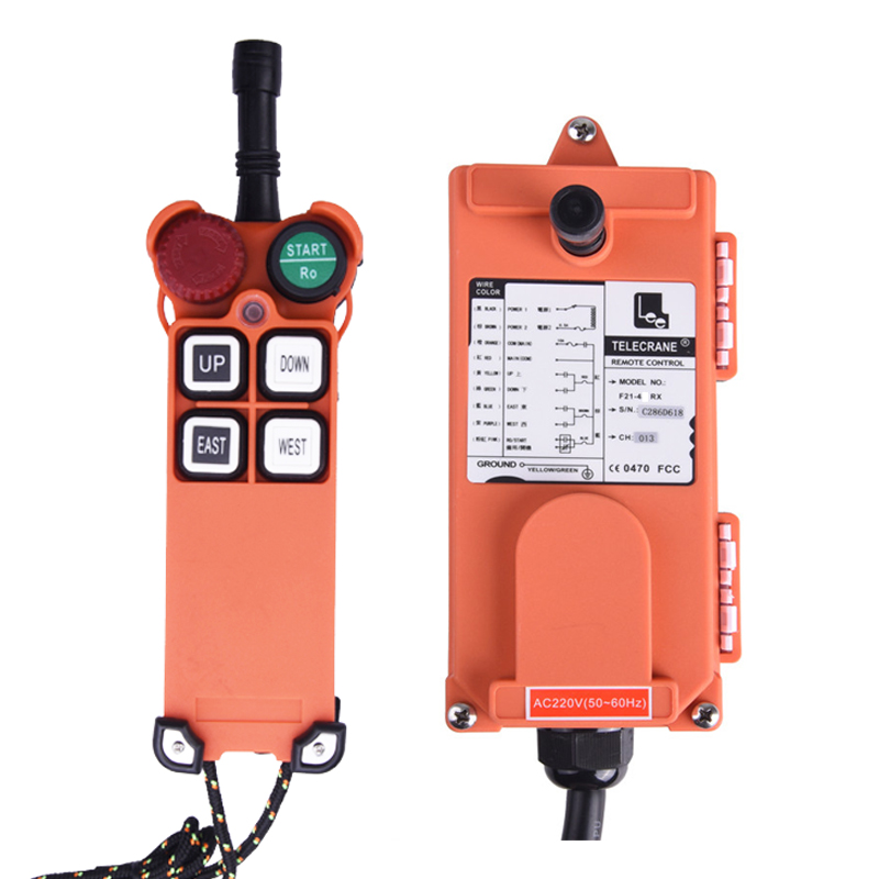 Principes d'une télécommande de grue hydraulique