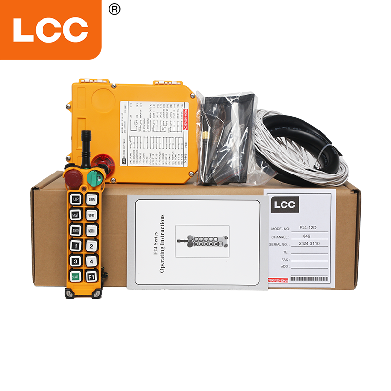 F24-12d 12V 24V Treuler Wireless Wireless Industrial Crane Radio Contrôle