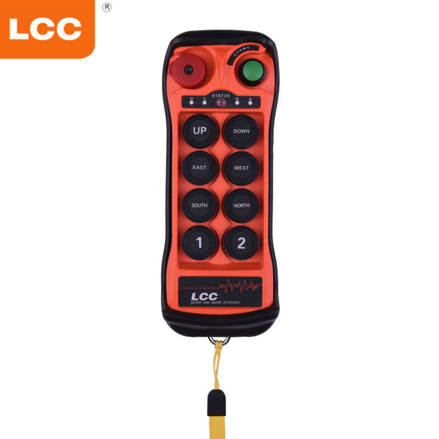 Q800 380V 220V 36V 24V UHF 8 Bouton RF Remote Controller pour la foresterie treuil