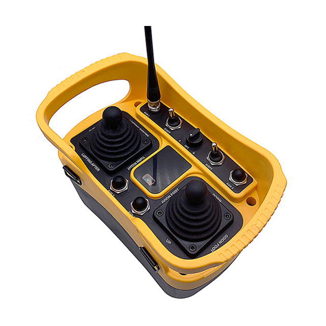 Télécommande radio sans fil spéciale pour joystick hydraulique Q9000 pour grues à tour