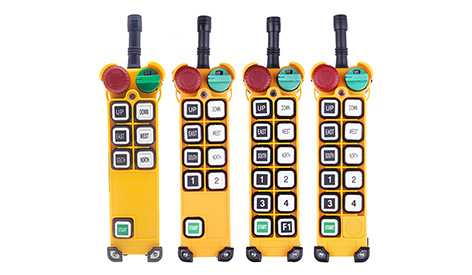 Sécurité d'une télécommande de grue