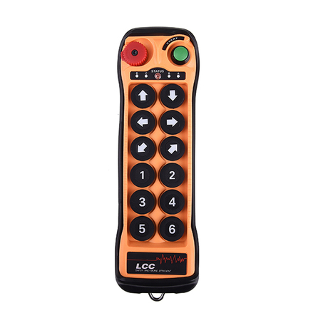 Télécommande sans fil radio industrielle à une étape Q1200 pour pont roulant