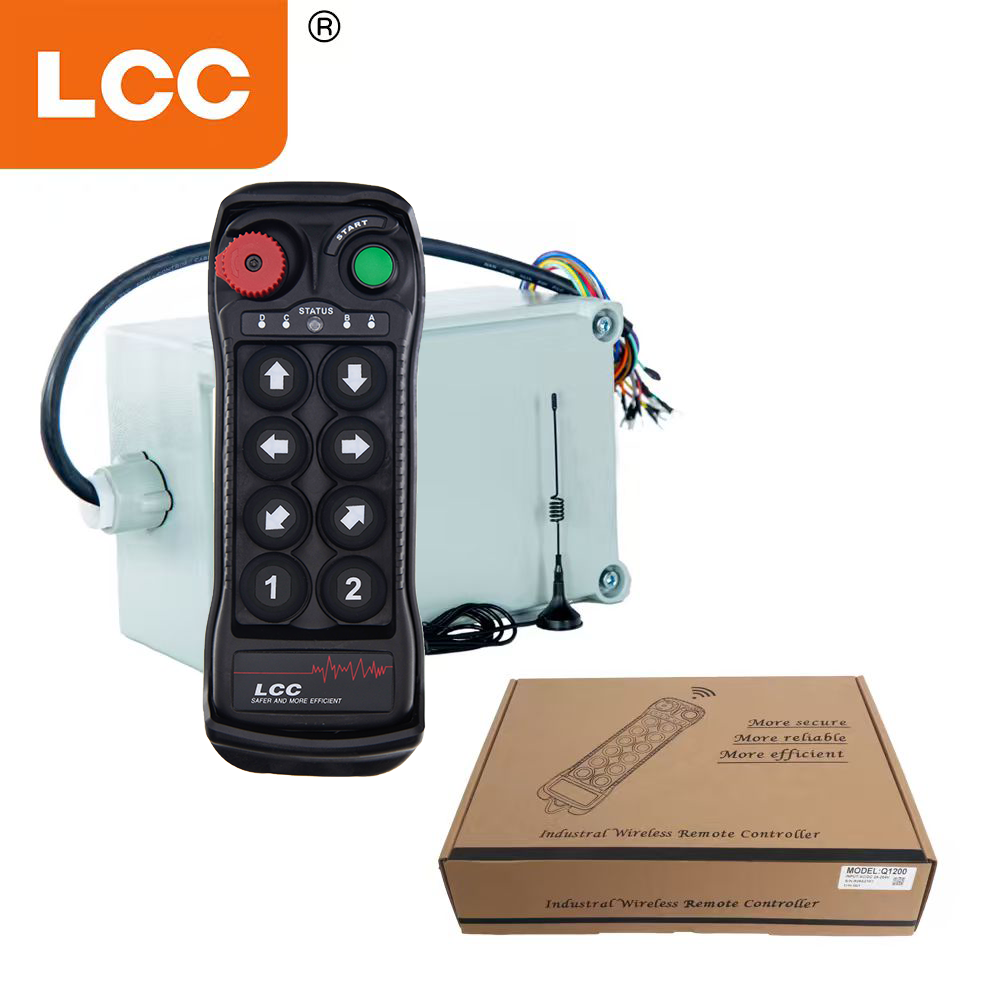 LCC BQ800 télécommande sans fil Anti-déflagrant à vitesse unique à 8 boutons pour les zones dangereuses de grue de levage