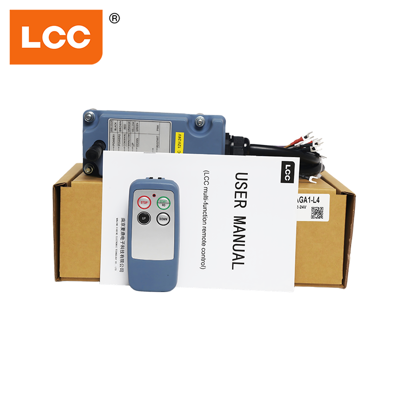 12 V 24 V LCC SAGA1-L4 4 boutons système de télécommande à vitesse unique tour treuil Radio grue télécommande