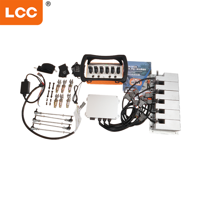 Télécommande sans fil personnalisée BT600 pour grues montées sur camion avec joysticks proportionnels, commande analogique et modes manuel/automatique