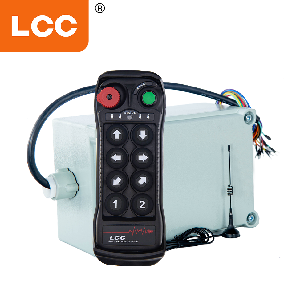 LCC BQ800 télécommande sans fil Anti-déflagrant à vitesse unique à 8 boutons pour les zones dangereuses de grue de levage